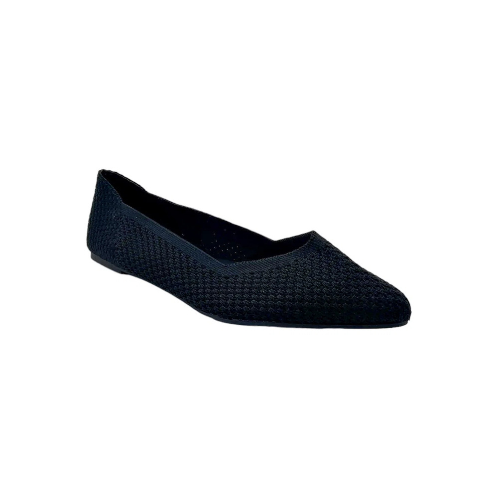 MIA Women's Kerri-K Ballet Knit Flats Black - Medium